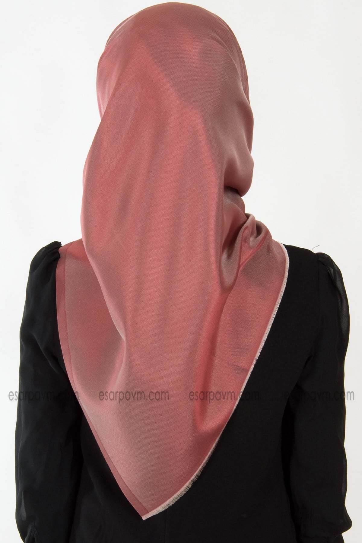 Balse Tafta Eşarp Bordo-Krem