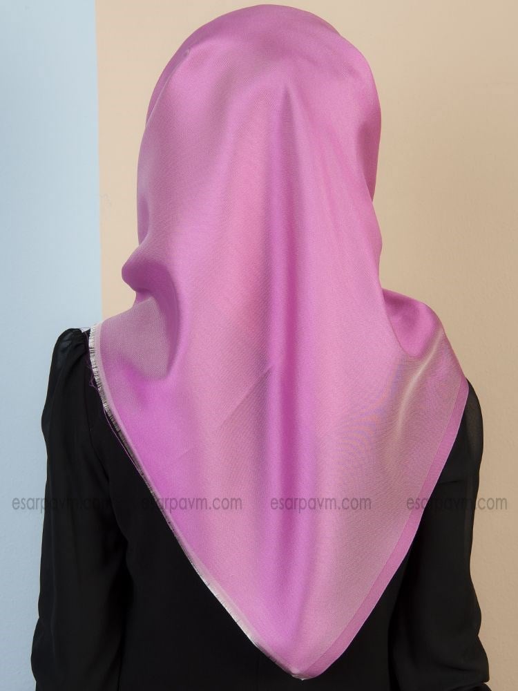 Balse Tafta Eşarp Pembe-Krem