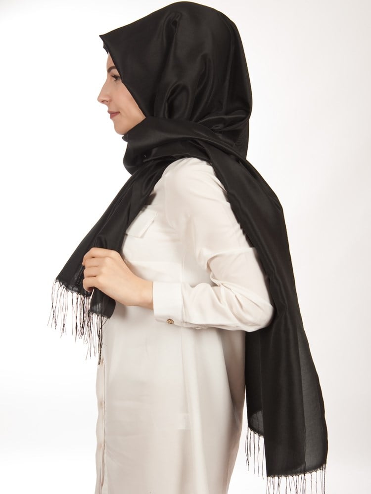 Balse Trend Tafta Şal Siyah
