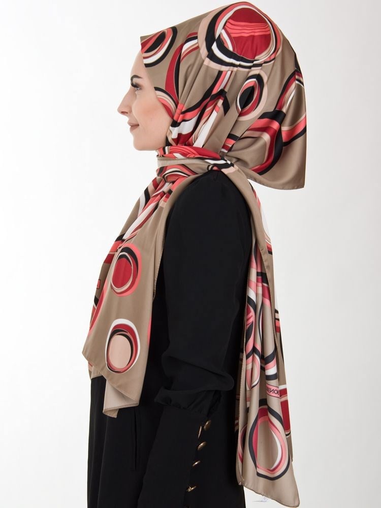 Bonjela Rayon Etol Şal Vizon