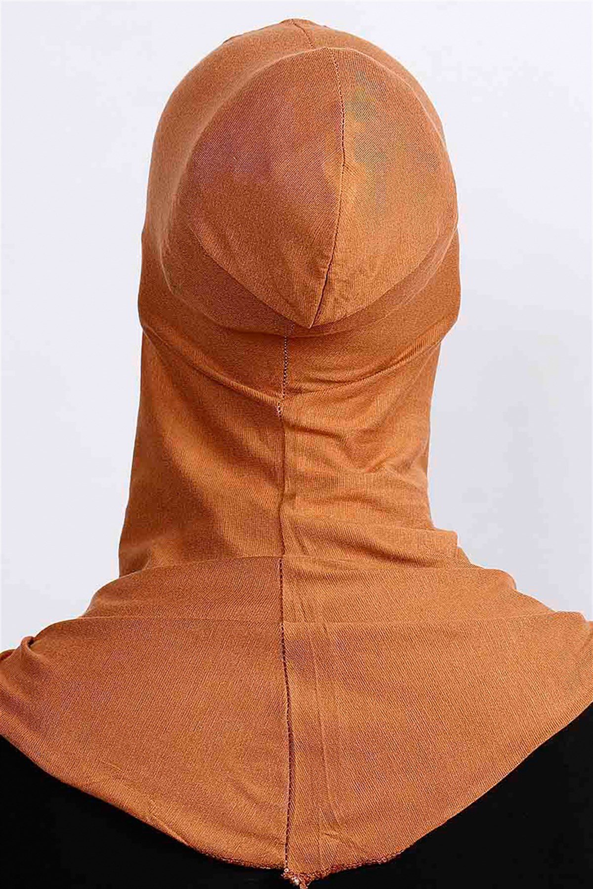 Boyunluklu Hijab Bone - Karamel