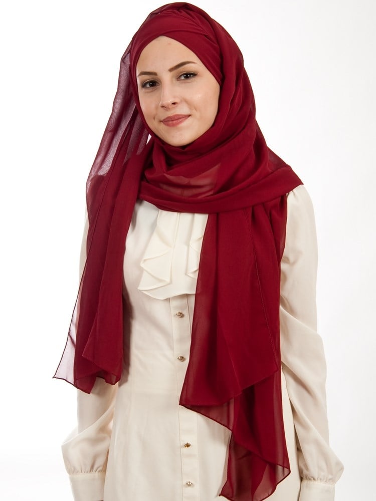 Hürrem Bone-Şal Bordo