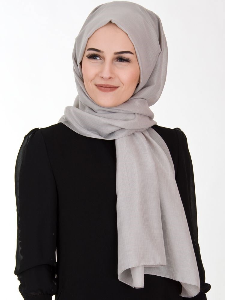 Kroren Silver Serisi Simli Şal Gümüş