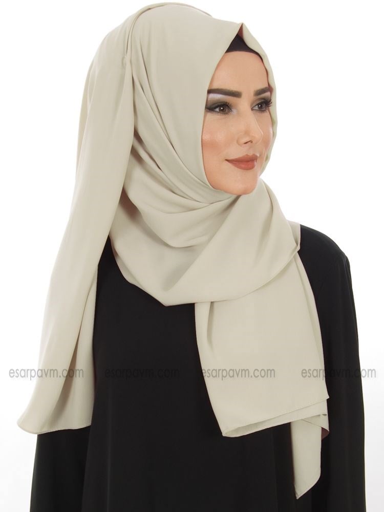 Medine İpeği Şal Bej