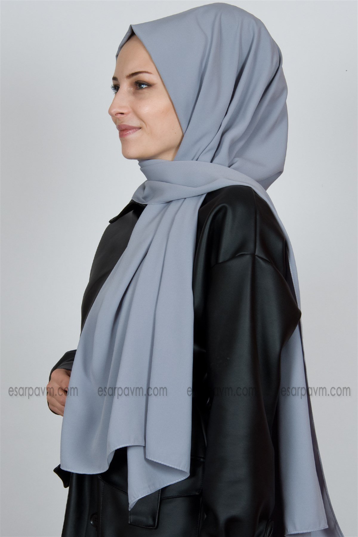 Medine İpeği Şal Kurşuni