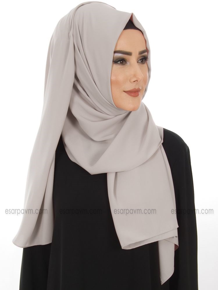 Medine İpeği Şal Taş Rengi