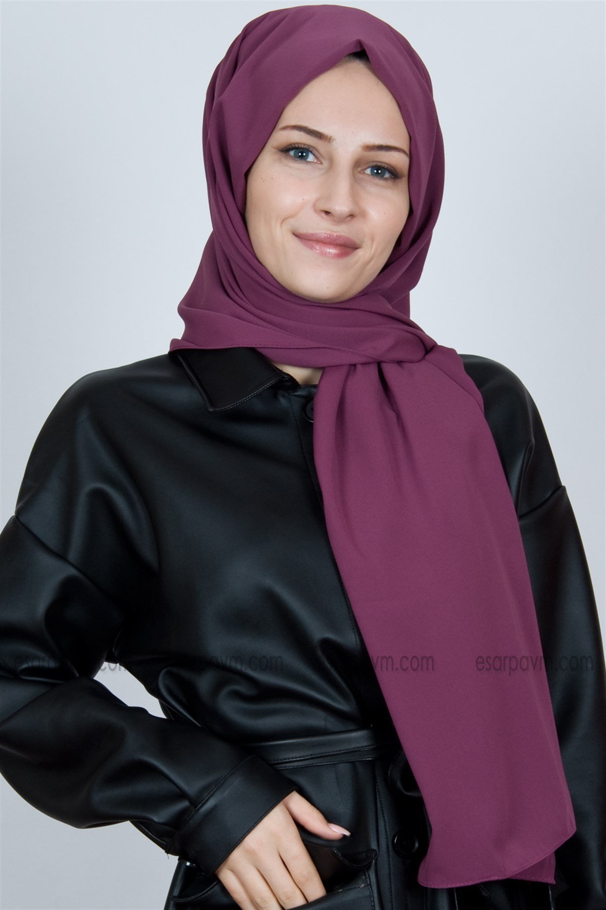 Medine İpeği Şal Vişne