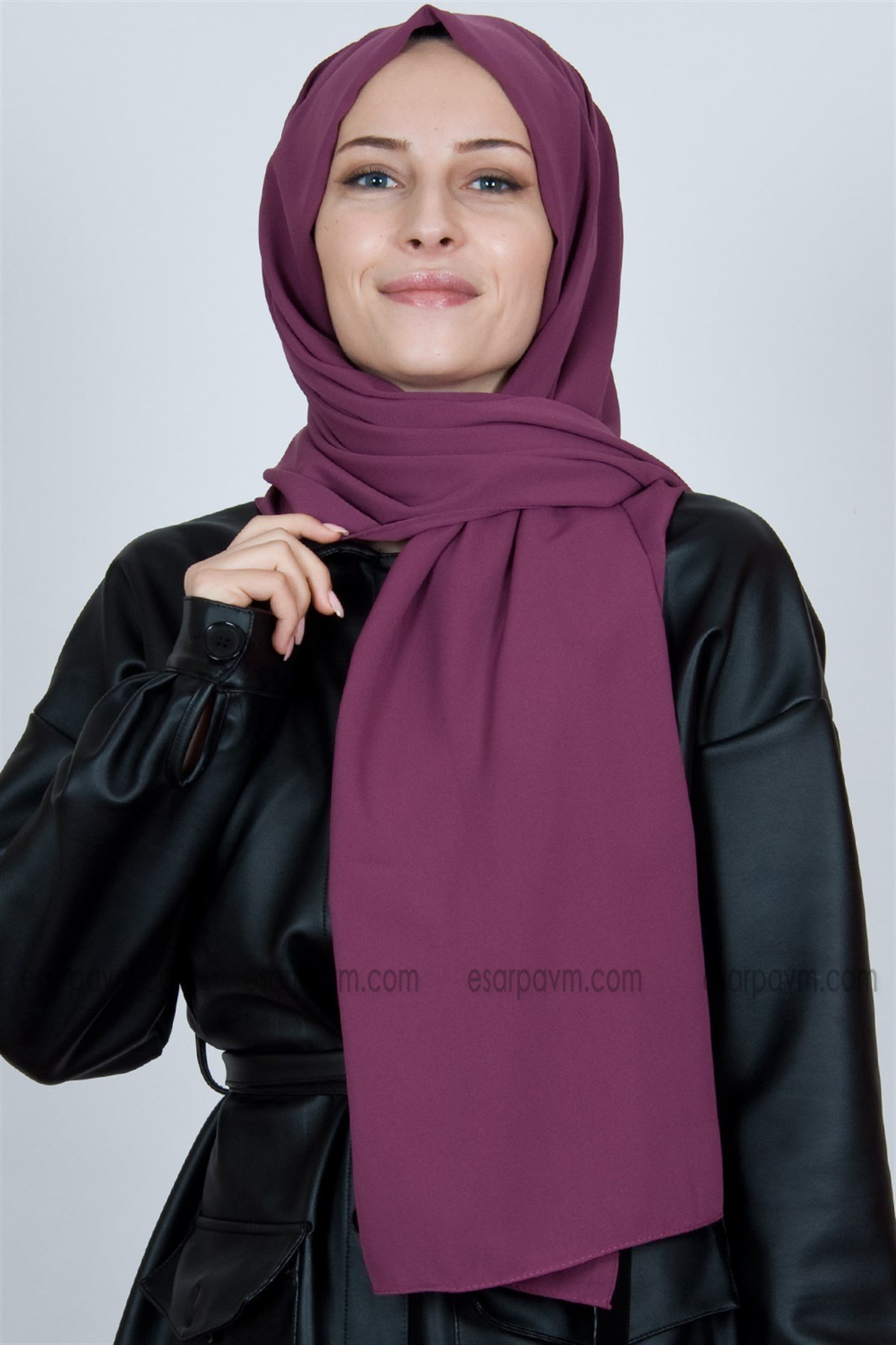 Medine İpeği Şal Vişne