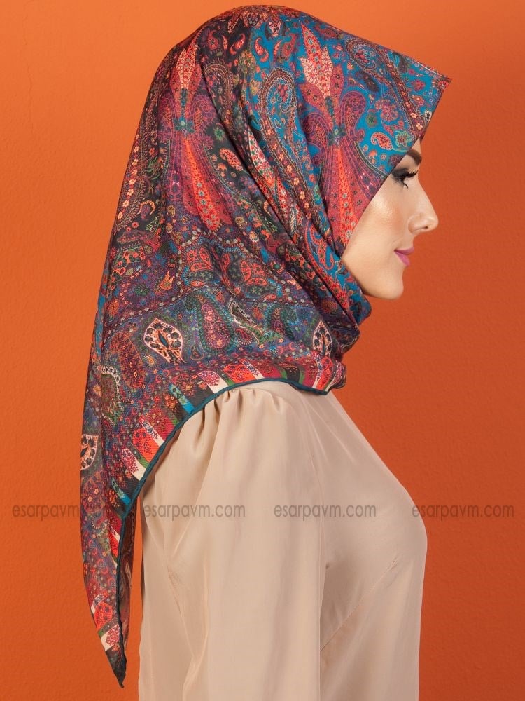 Minelli Şal Desenli Soft Eşarp 8346-06