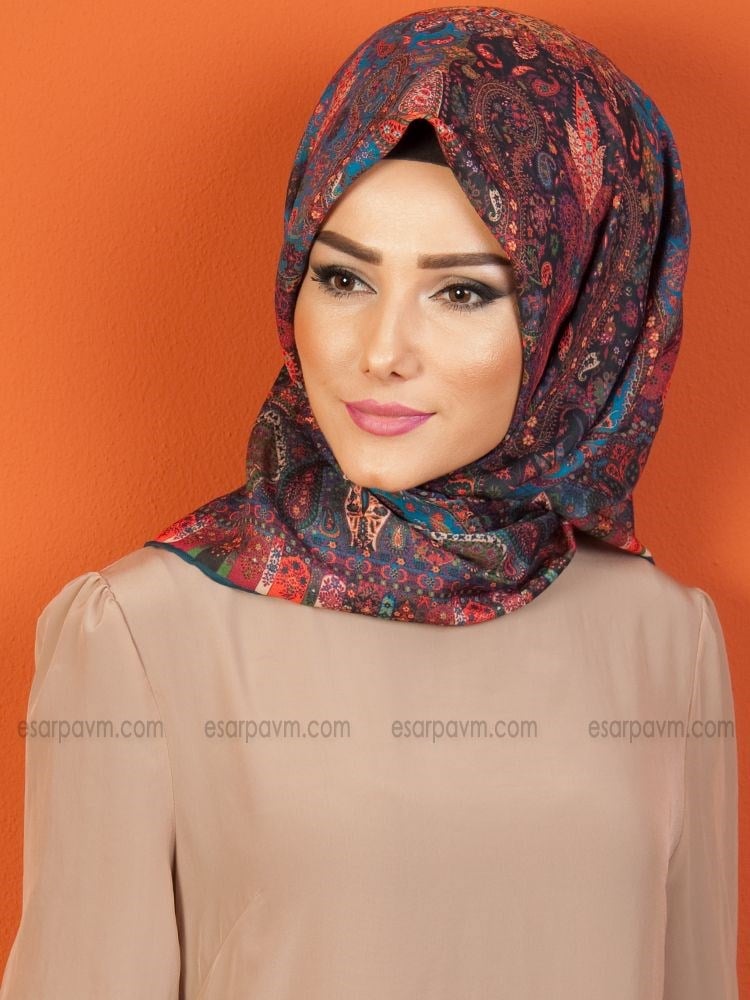 Minelli Şal Desenli Soft Eşarp 8346-06