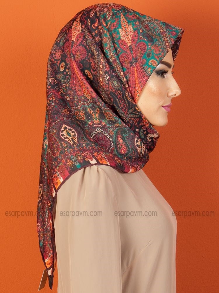 Minelli Şal Desenli Soft Eşarp 8346-09