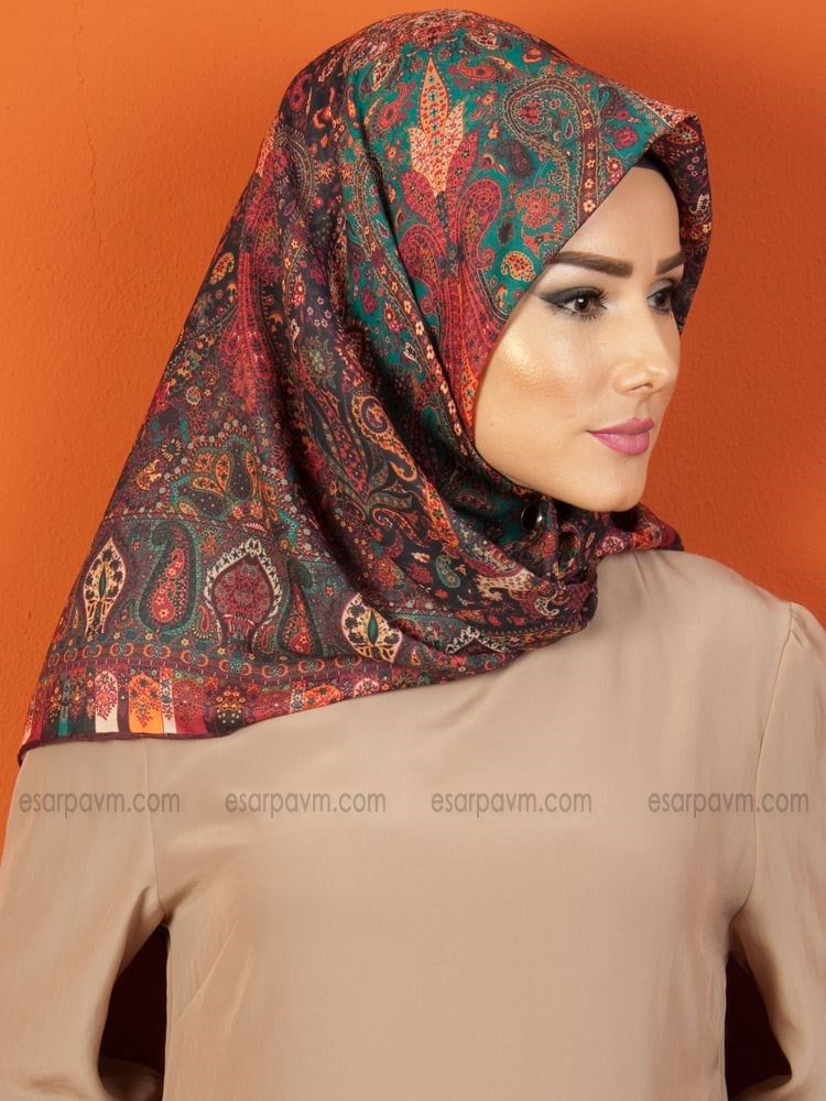 Minelli Şal Desenli Soft Eşarp 8346-09