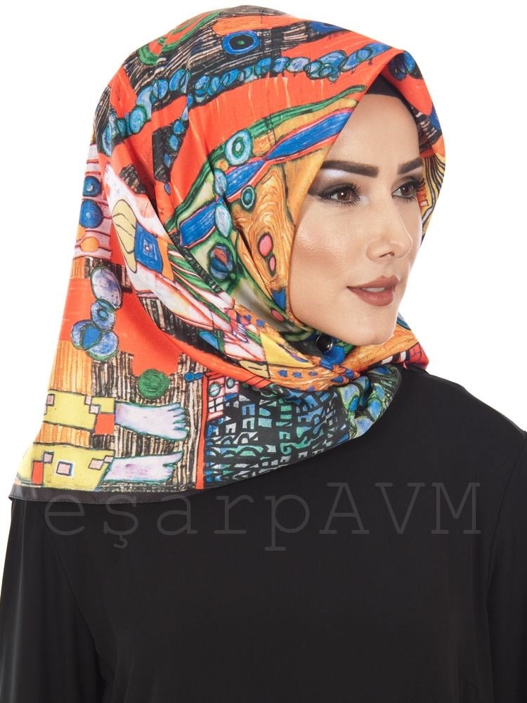 Özel Tasarım Eşarp Tablo-28