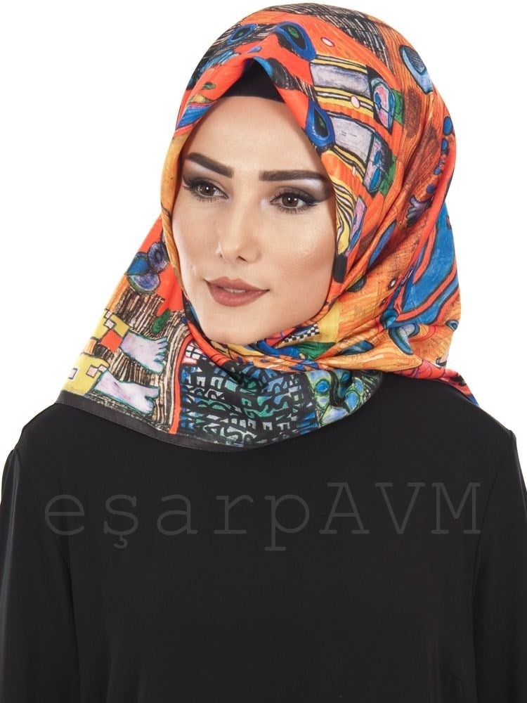 Özel Tasarım Eşarp Tablo-28