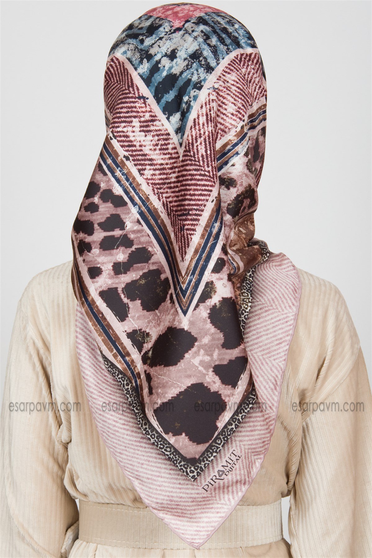 Piramit DJ Twill Eşarp 8430-705