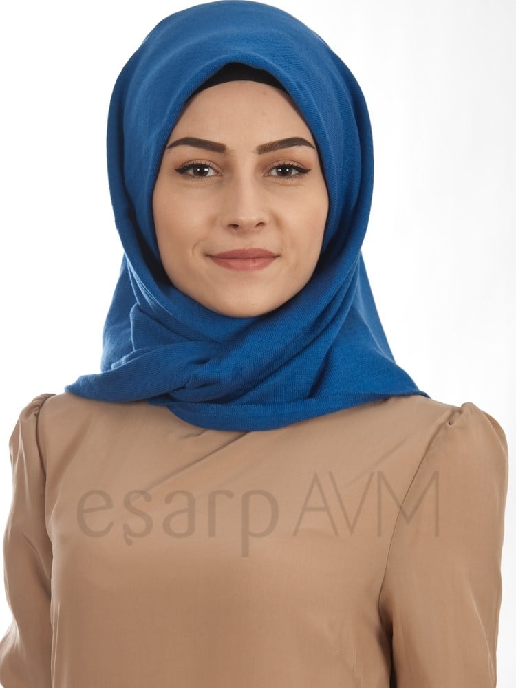 Puan Triko Eşarp Saks