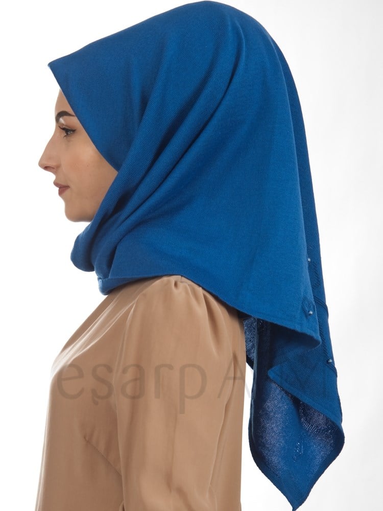 Puan Triko Eşarp Saks