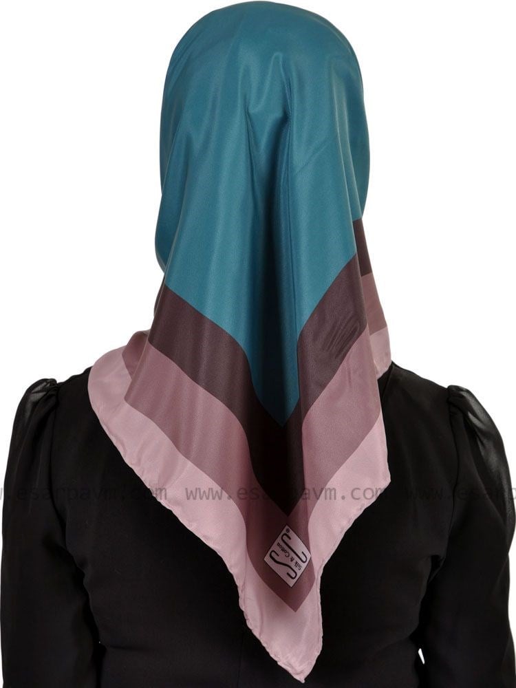 Silk&Cotton Twill Eşarp 7596-458