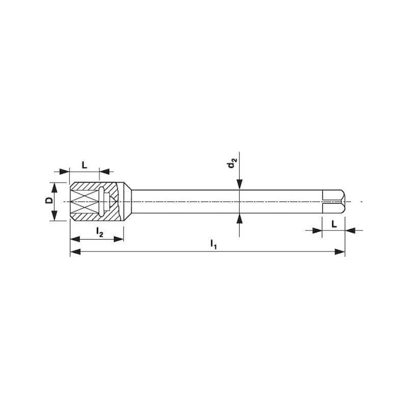 Cz tool Kılavuz Uzatma Kolu Din377