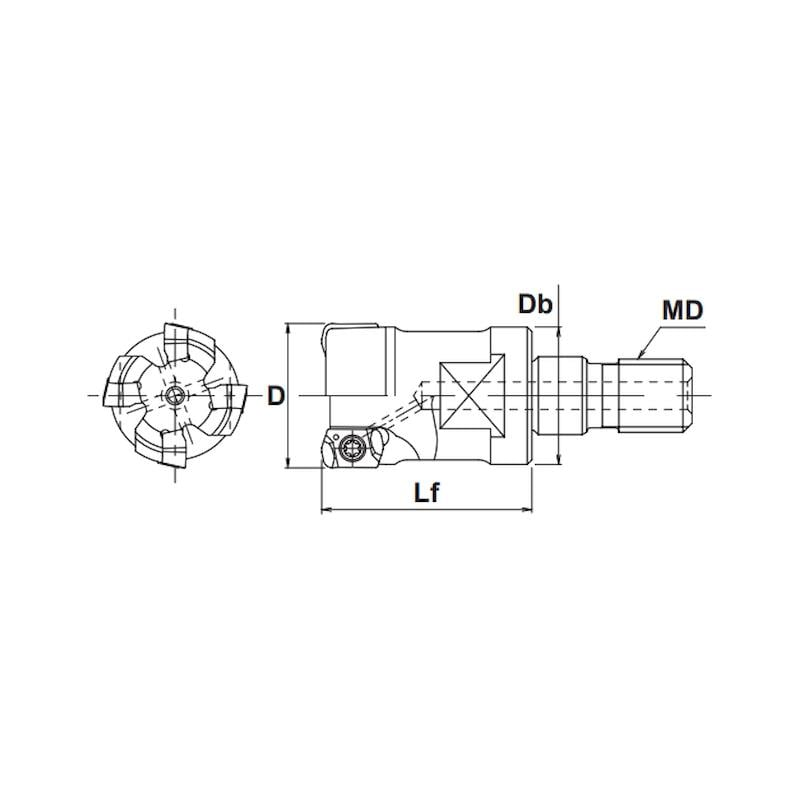 Dijet Mpm Eomt/Eomw/Zomt 0602 Djt Vidalı Tarama Başlığı