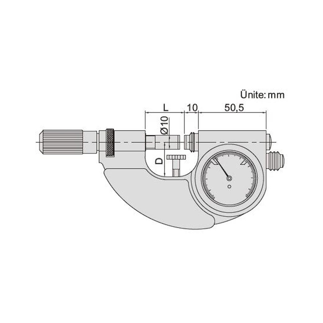 Insize 2184 Saatli Pasometre