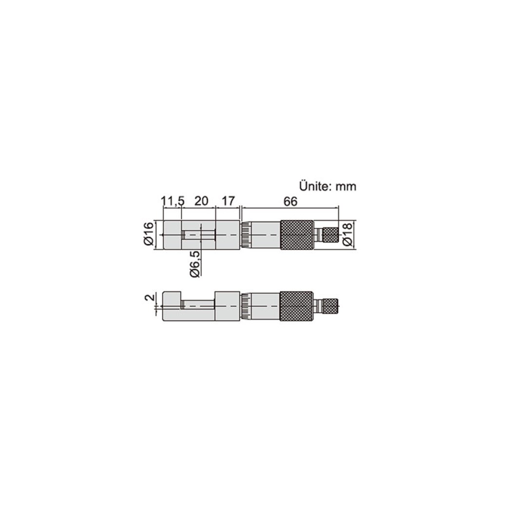 Insize 3285 Tel Mikrometre