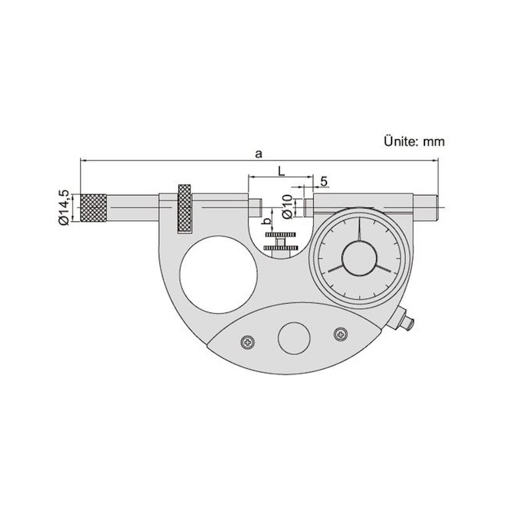 Insize 3335 Saatli Pasometre