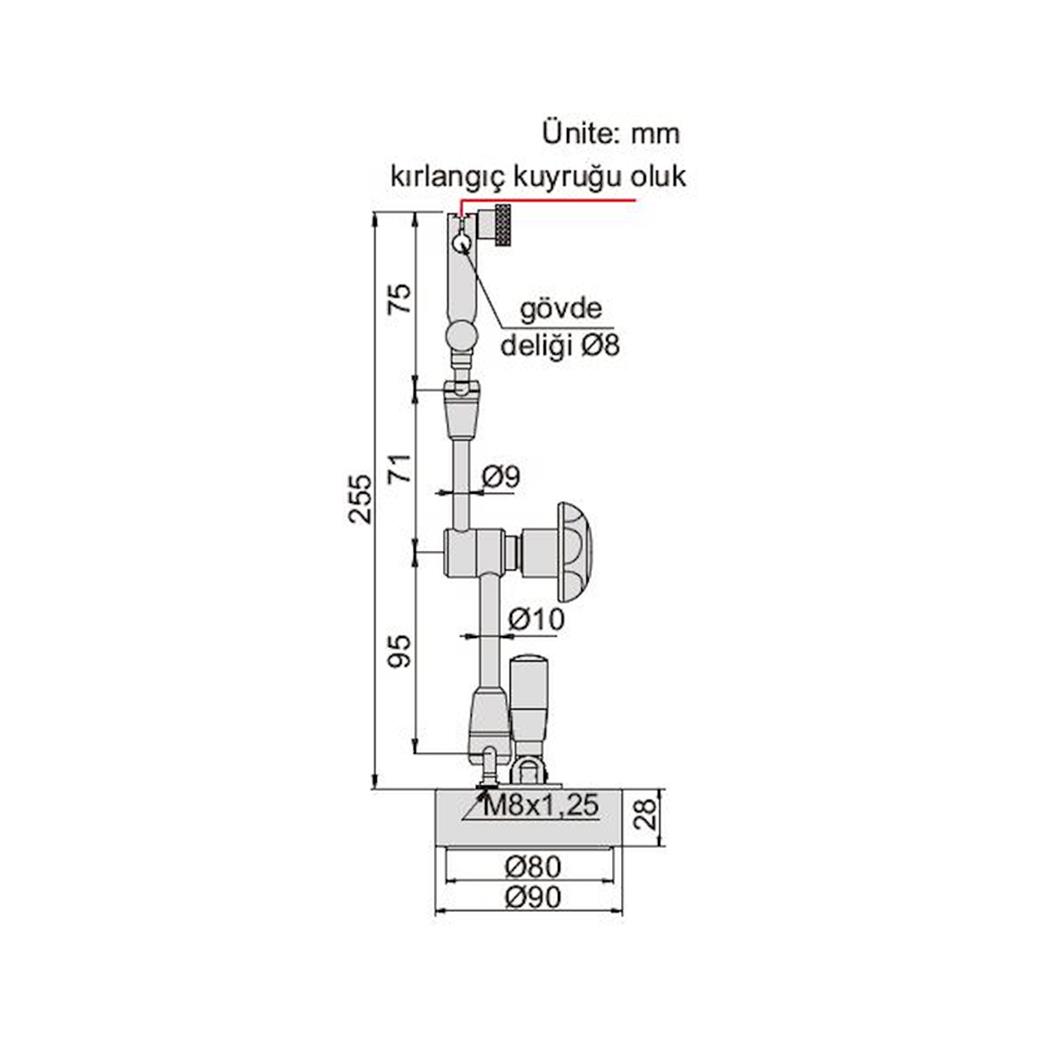 Insize 6217 Vakum Ayak