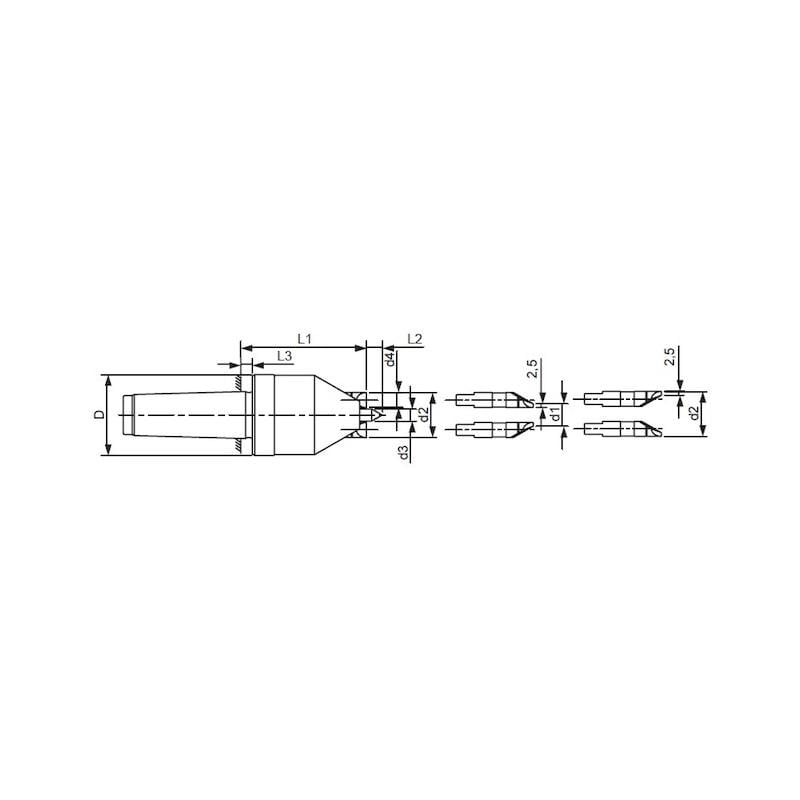 Temak Basma Çapı 24-45 mm Tırnaklı Puntalar Tip340