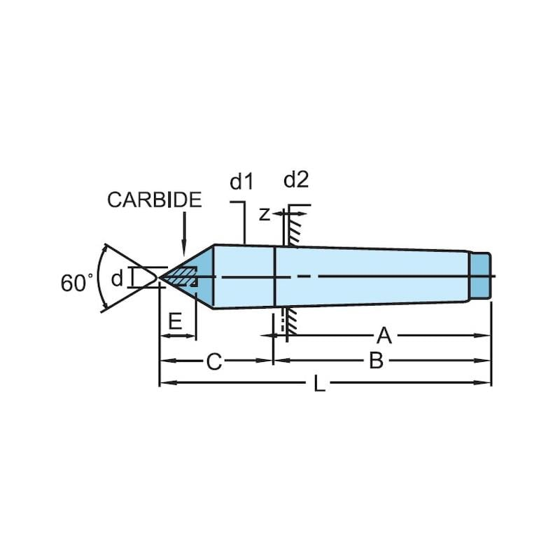 Vertex Elmas Uçlu Sabit Punta Din 806