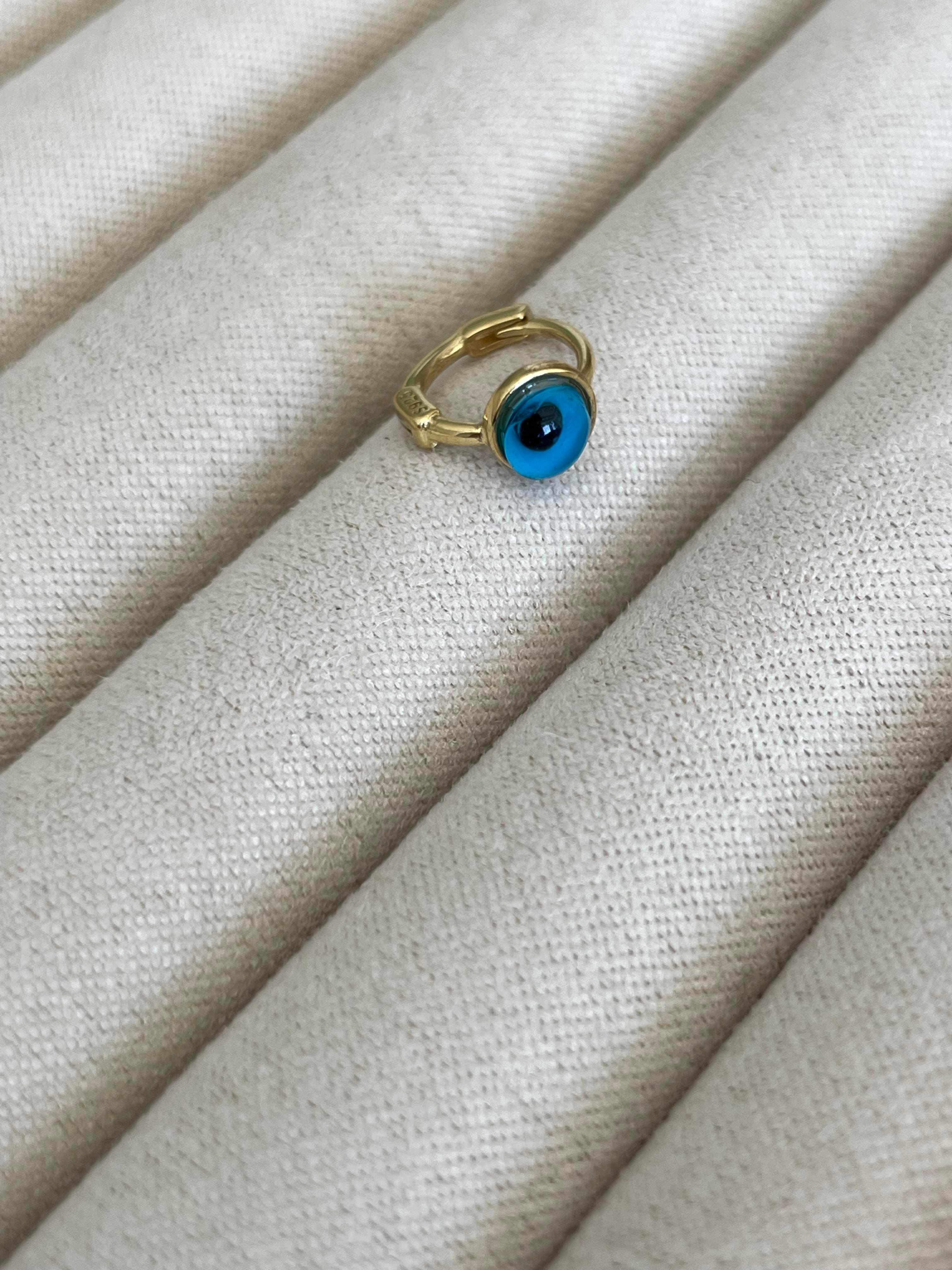 Nazar Boncuklu Halka Piercing