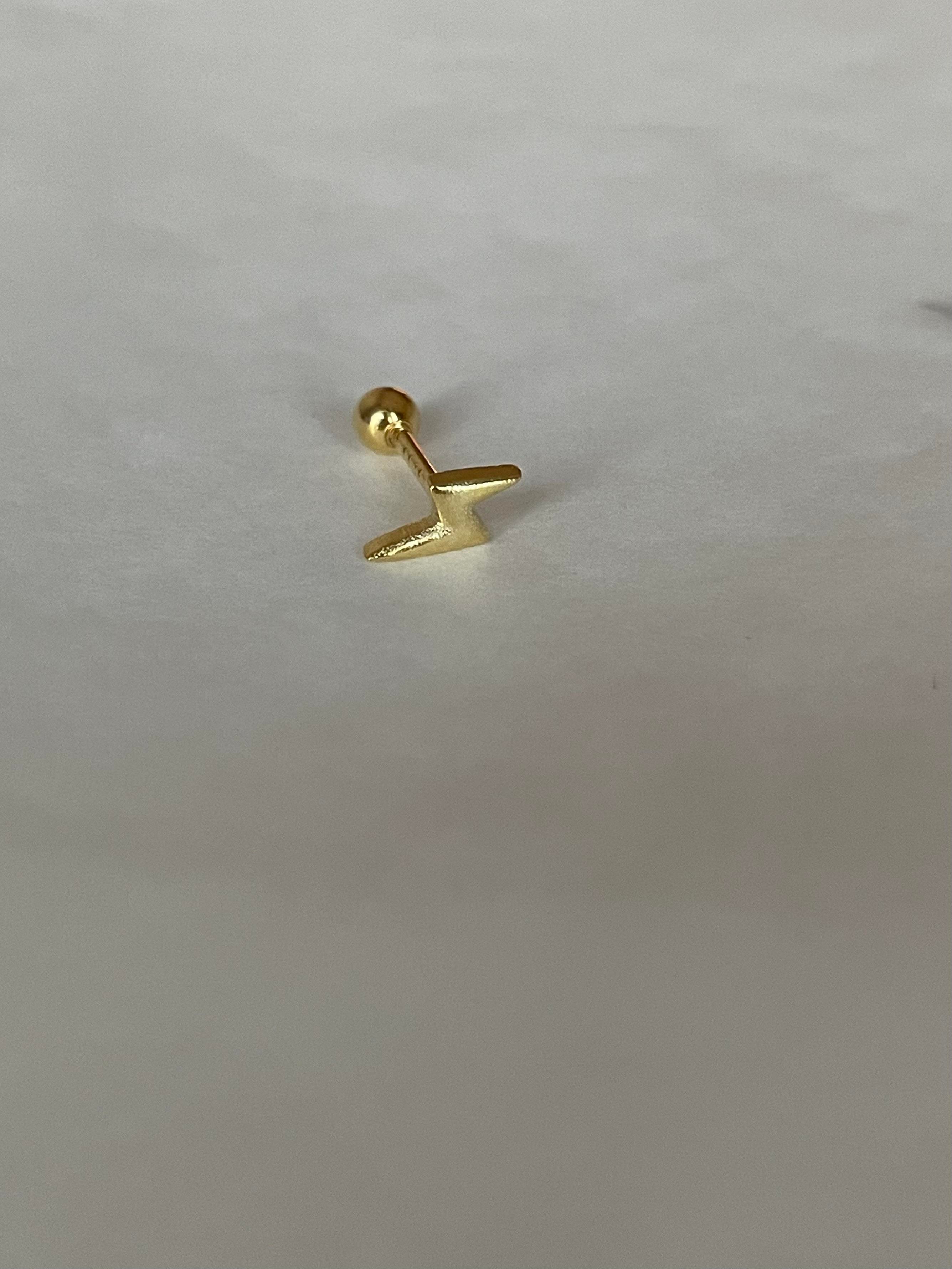 Şimşek Şekilli Piercing