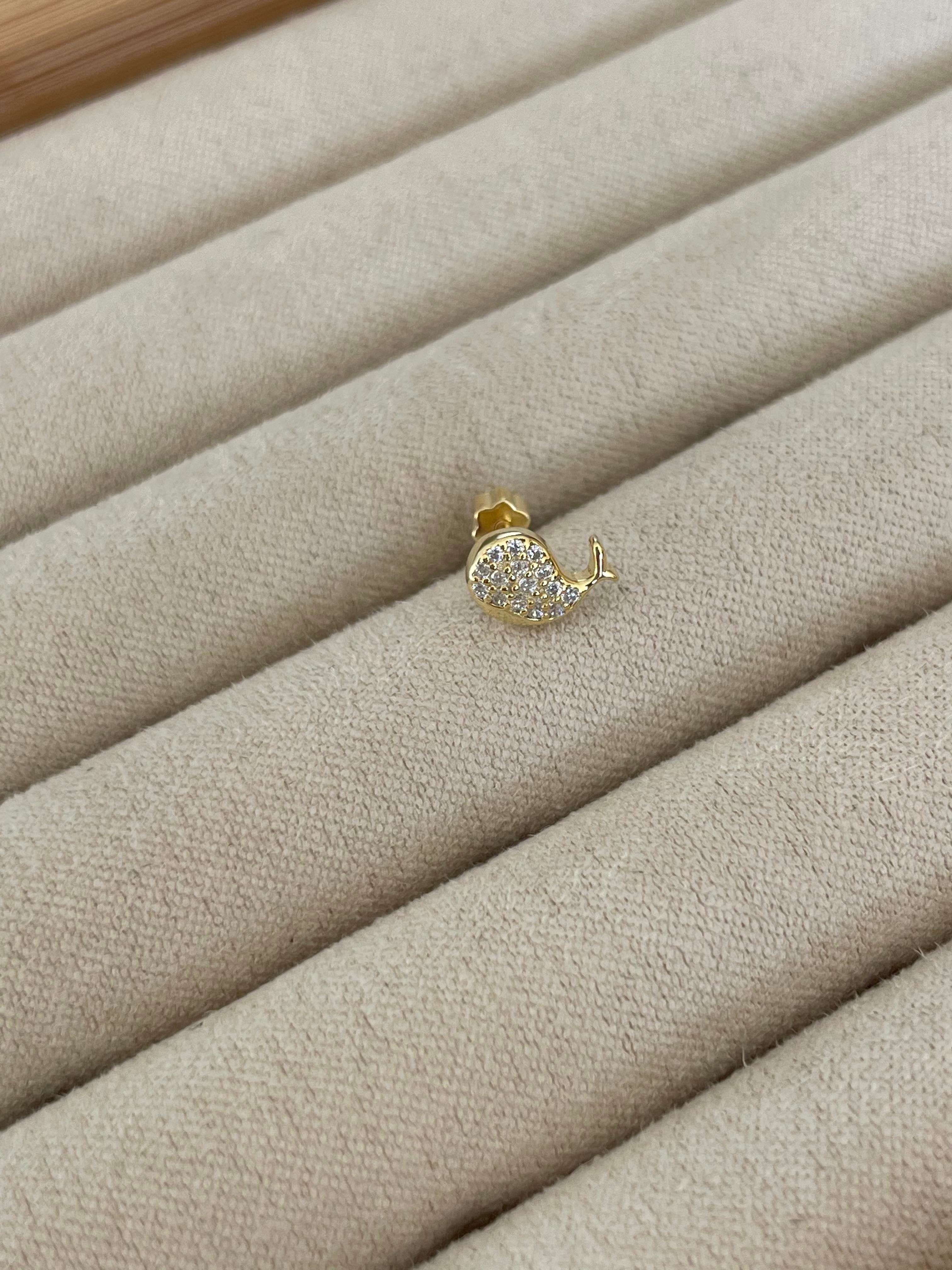 Üzeri Taşlı Yunus Piercing