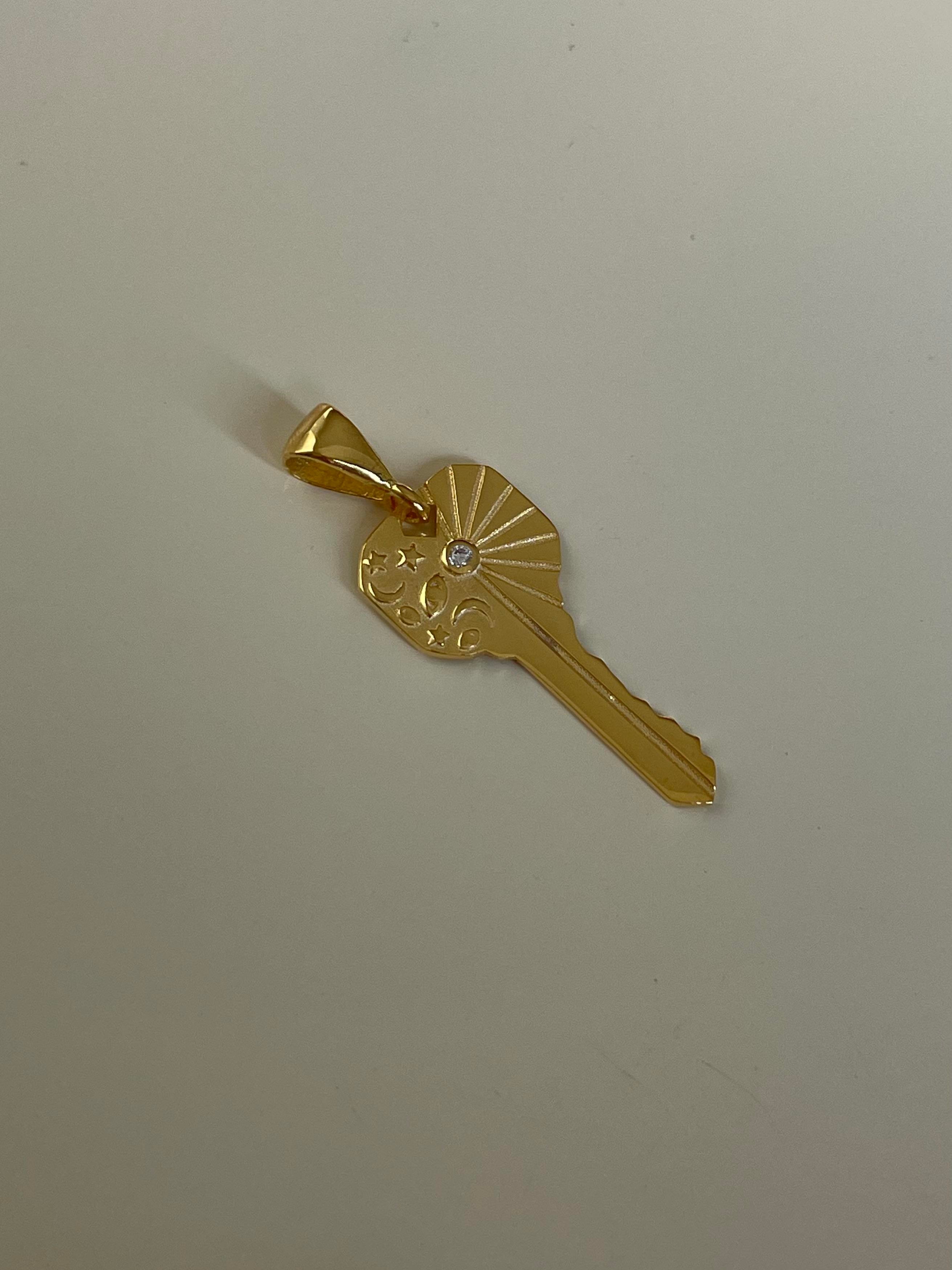 Vintage Anahtar Kolye Ucu