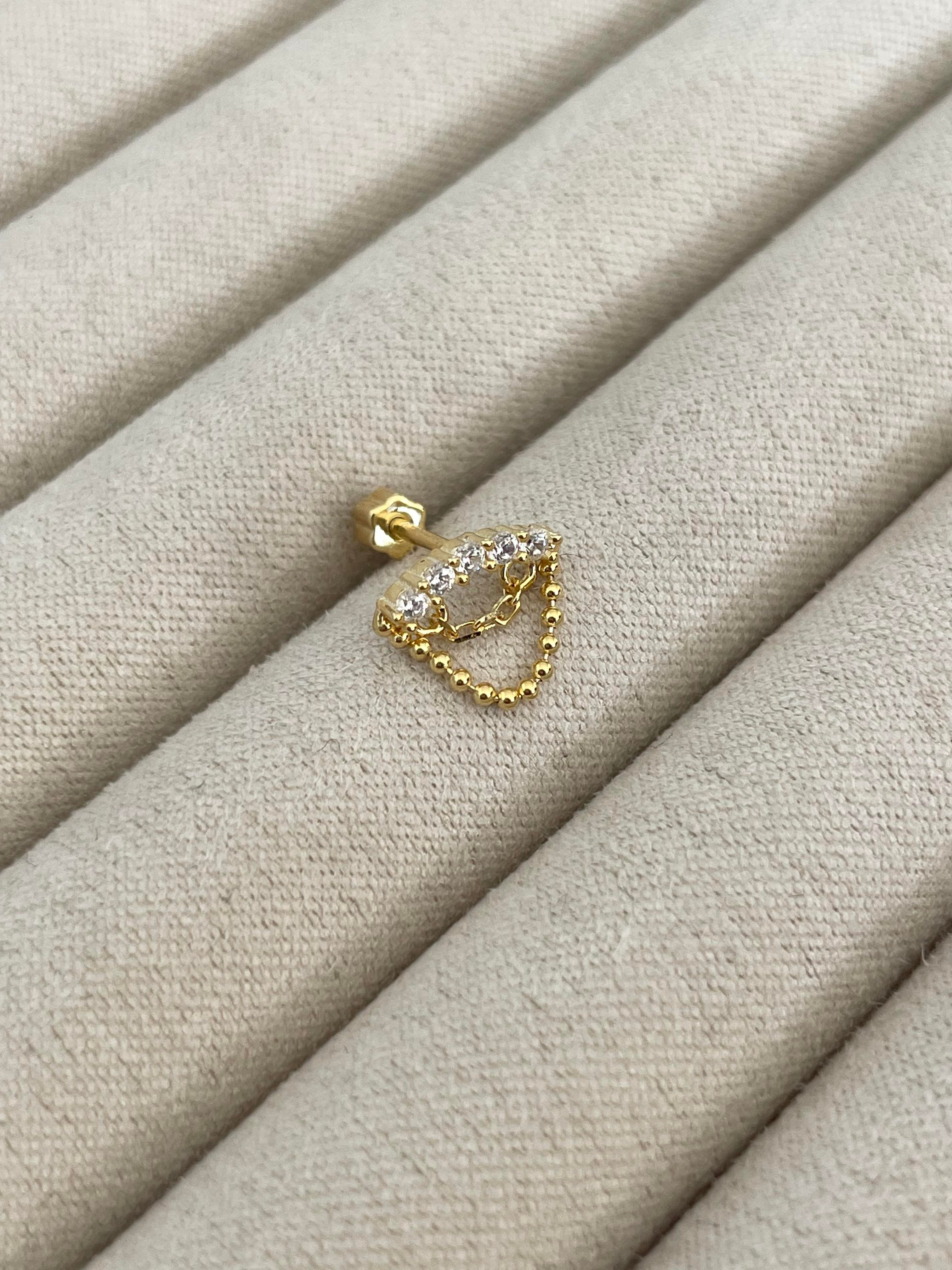 Zincir Top Sallantılı Piercing
