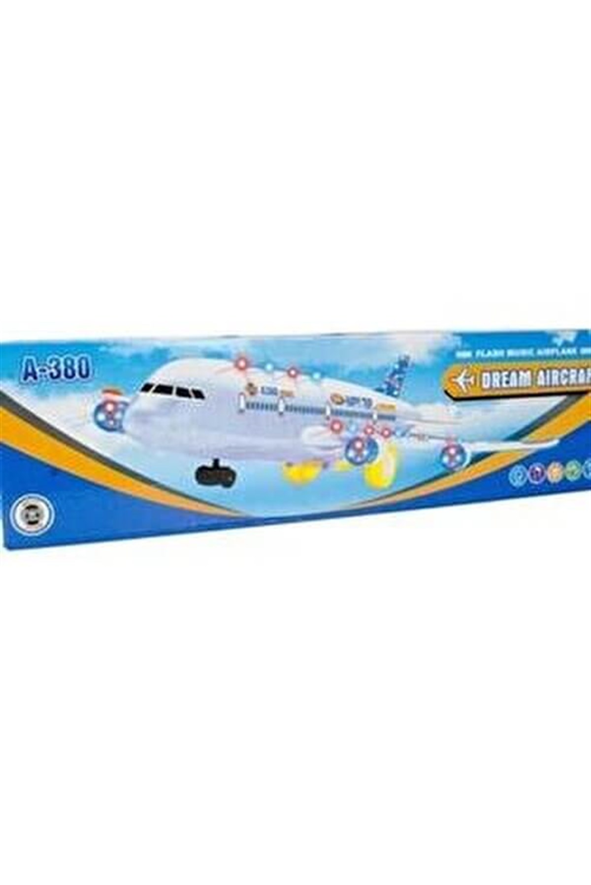 A380 Yolcu Uçağı Pilli-Sesli IŞIKLI