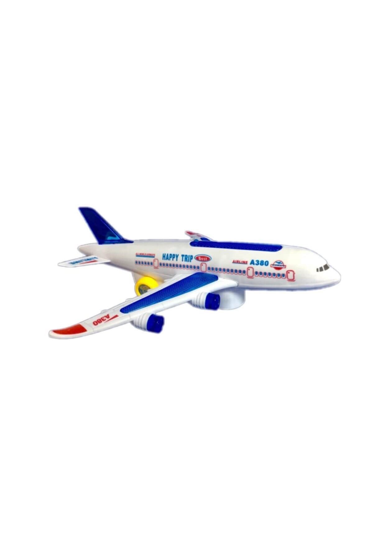 A380 Yolcu Uçağı Pilli-Sesli IŞIKLI