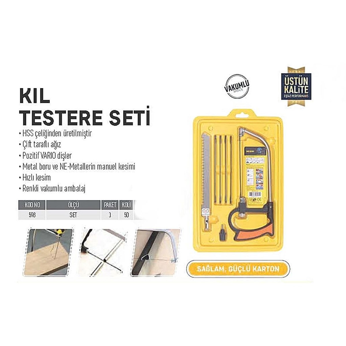 Sihirli Testere Seti 7 Parça