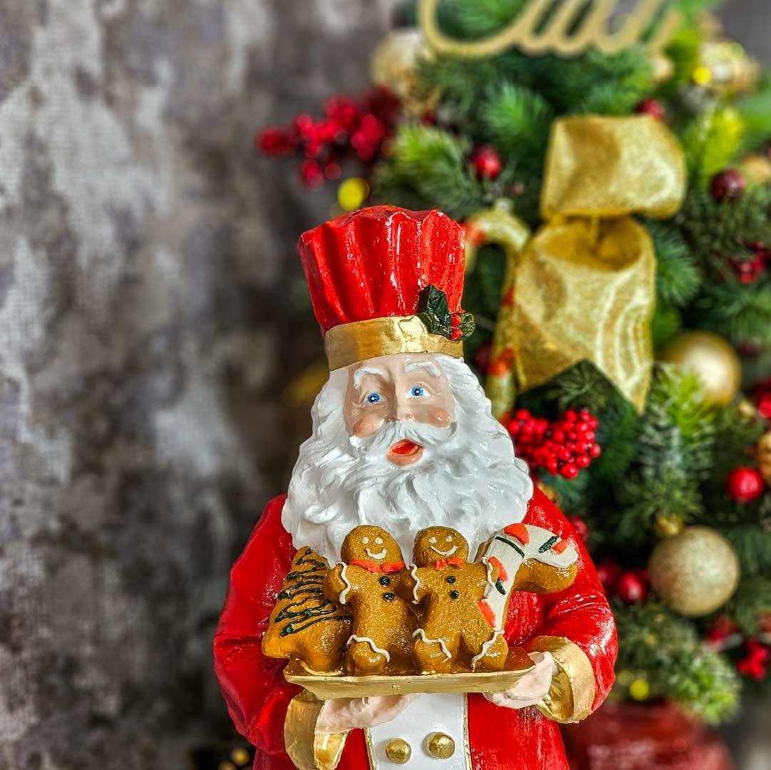 Aşçı Noel Baba Heykeli