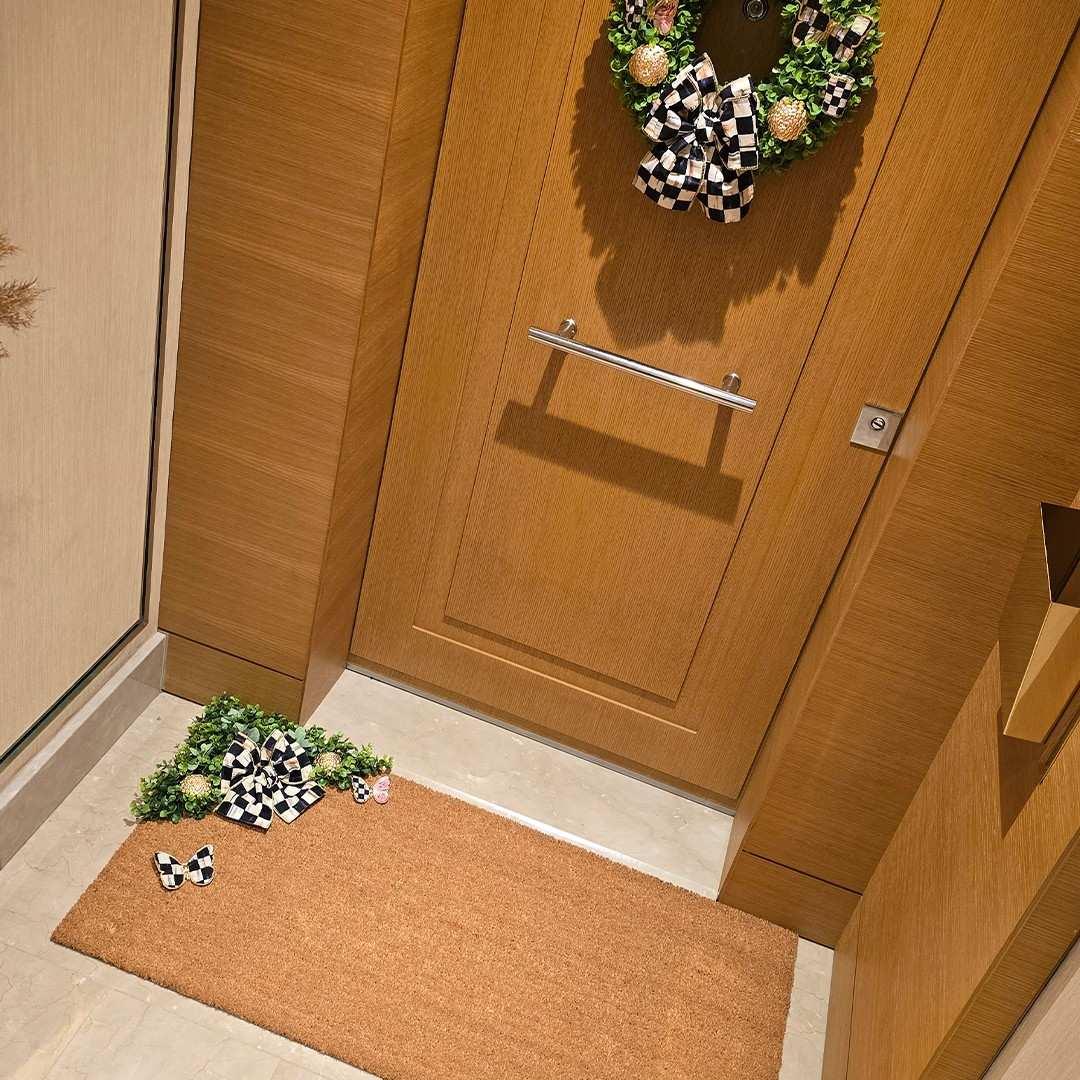Mackenzie Childs Kurdeleli Model 2 Kapı Süsü Büyük Boy Paspas Set 12