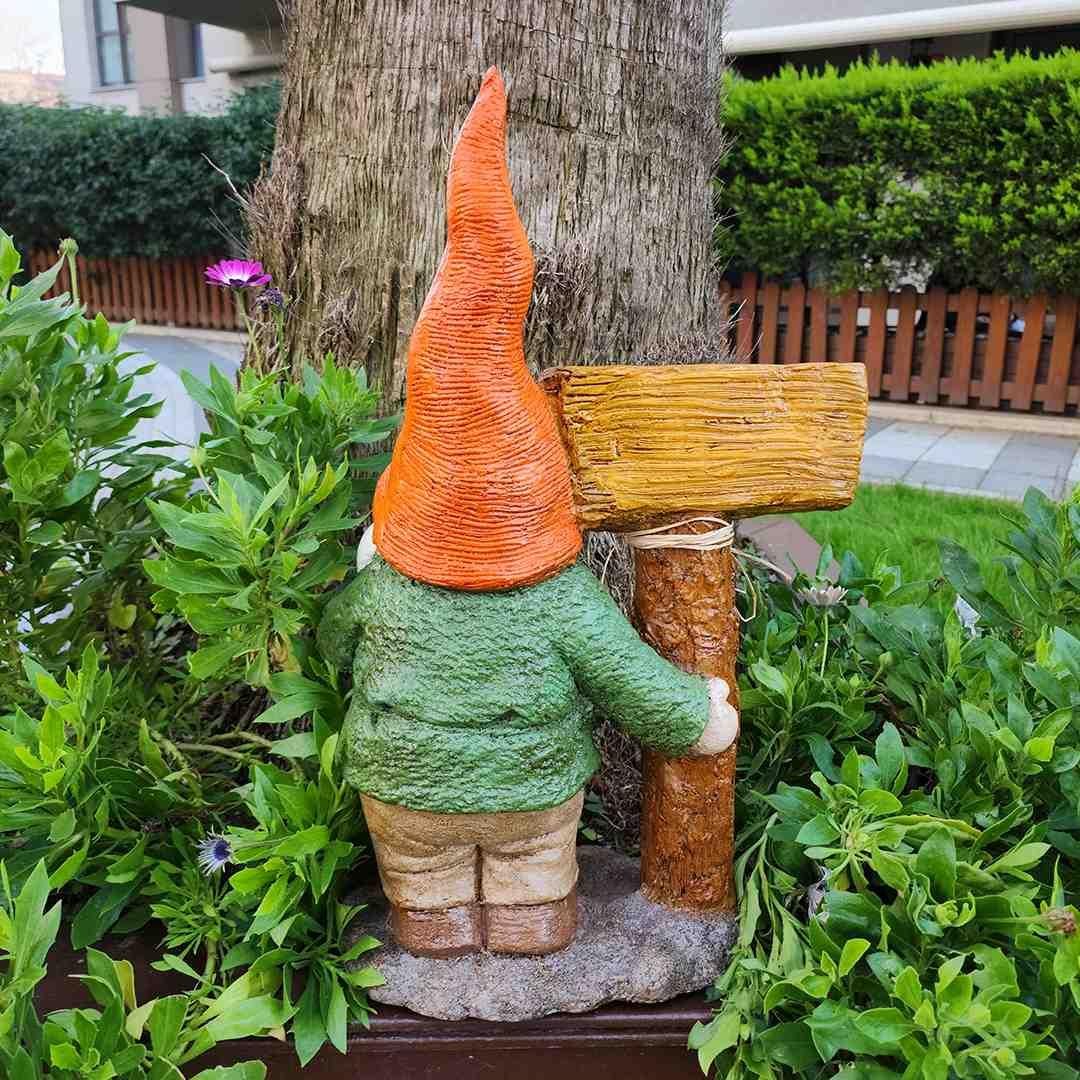 Welcome Cüce Heykeli Turuncu