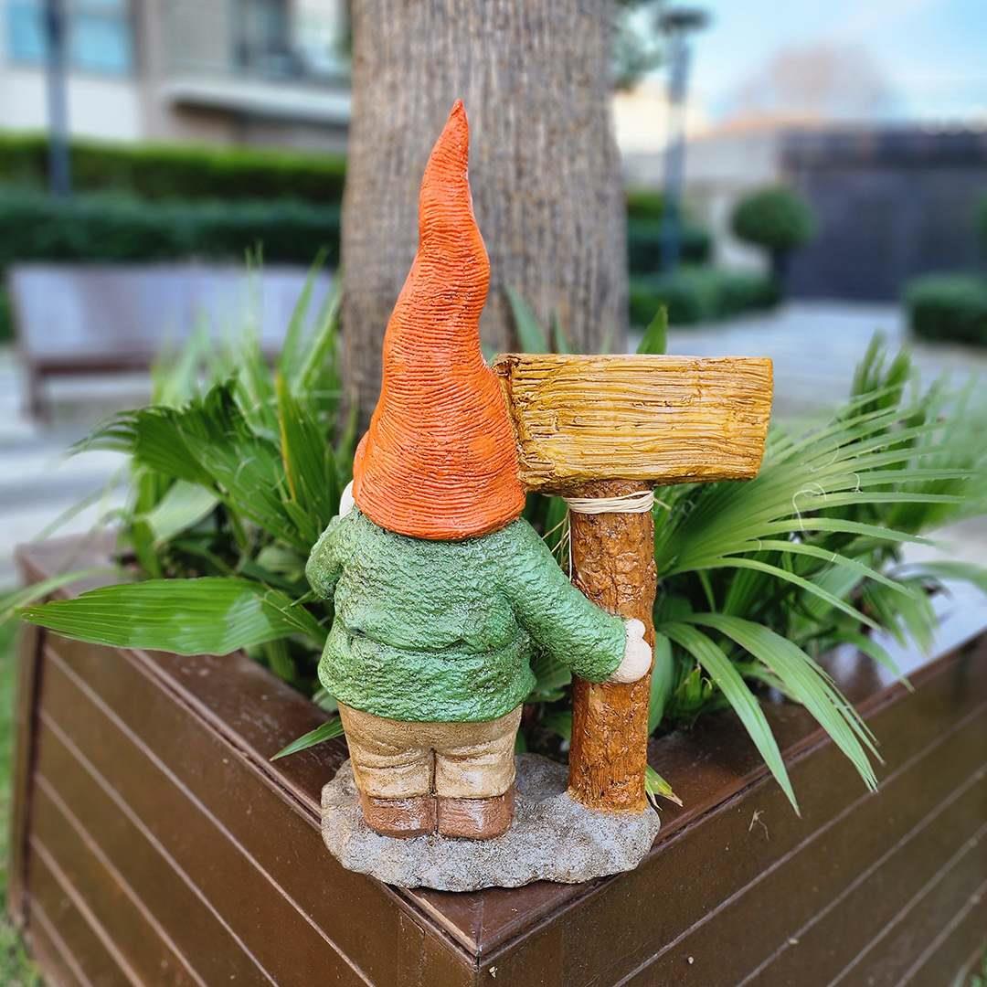 Welcome Cüce Heykeli Turuncu