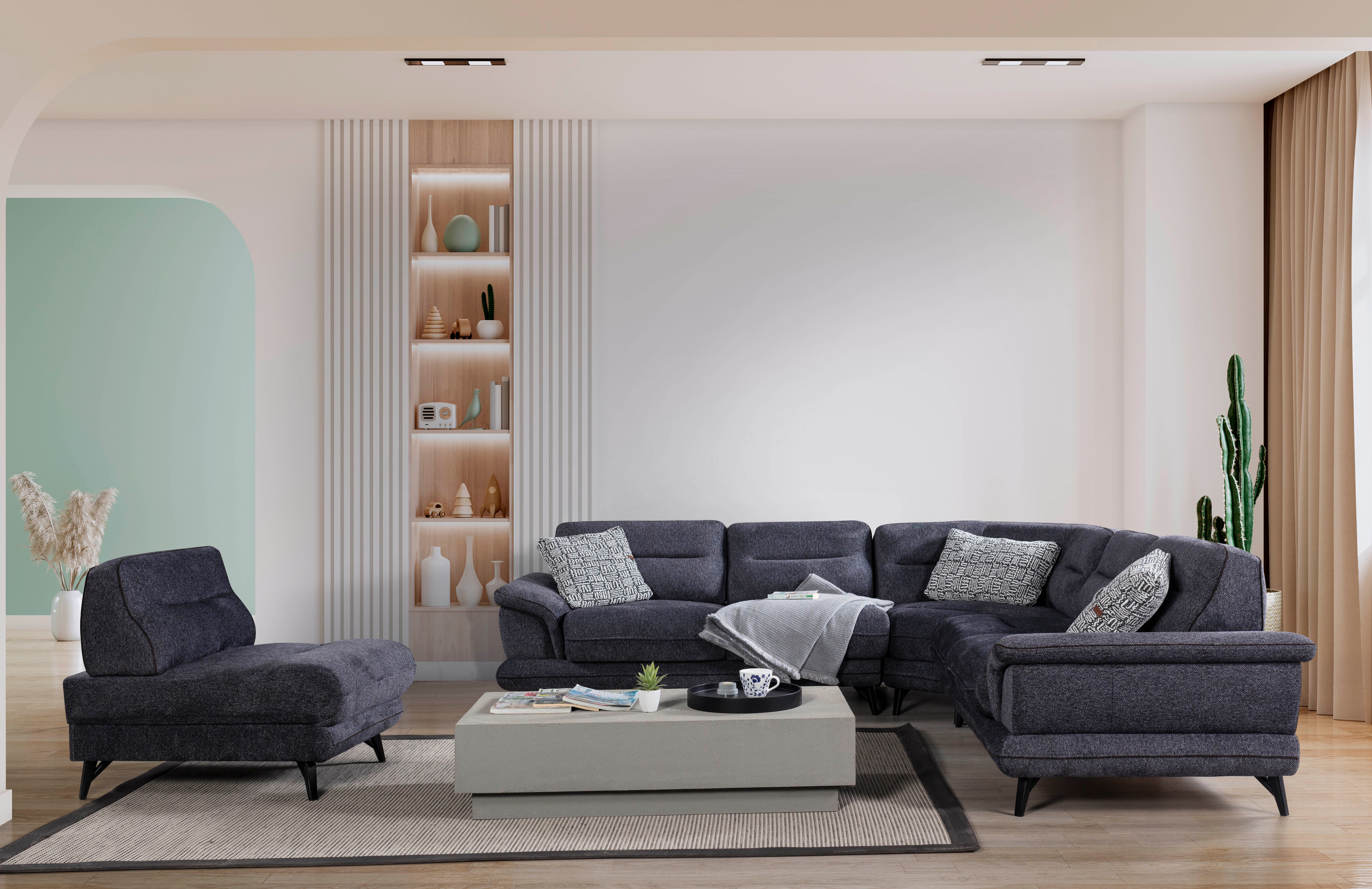 Bently Köşe Koltuk | Star Home MobilyaModern Köşe KoltuklarıAta ConceptSTAR HOME MOBİLYABently Köşe Koltuk