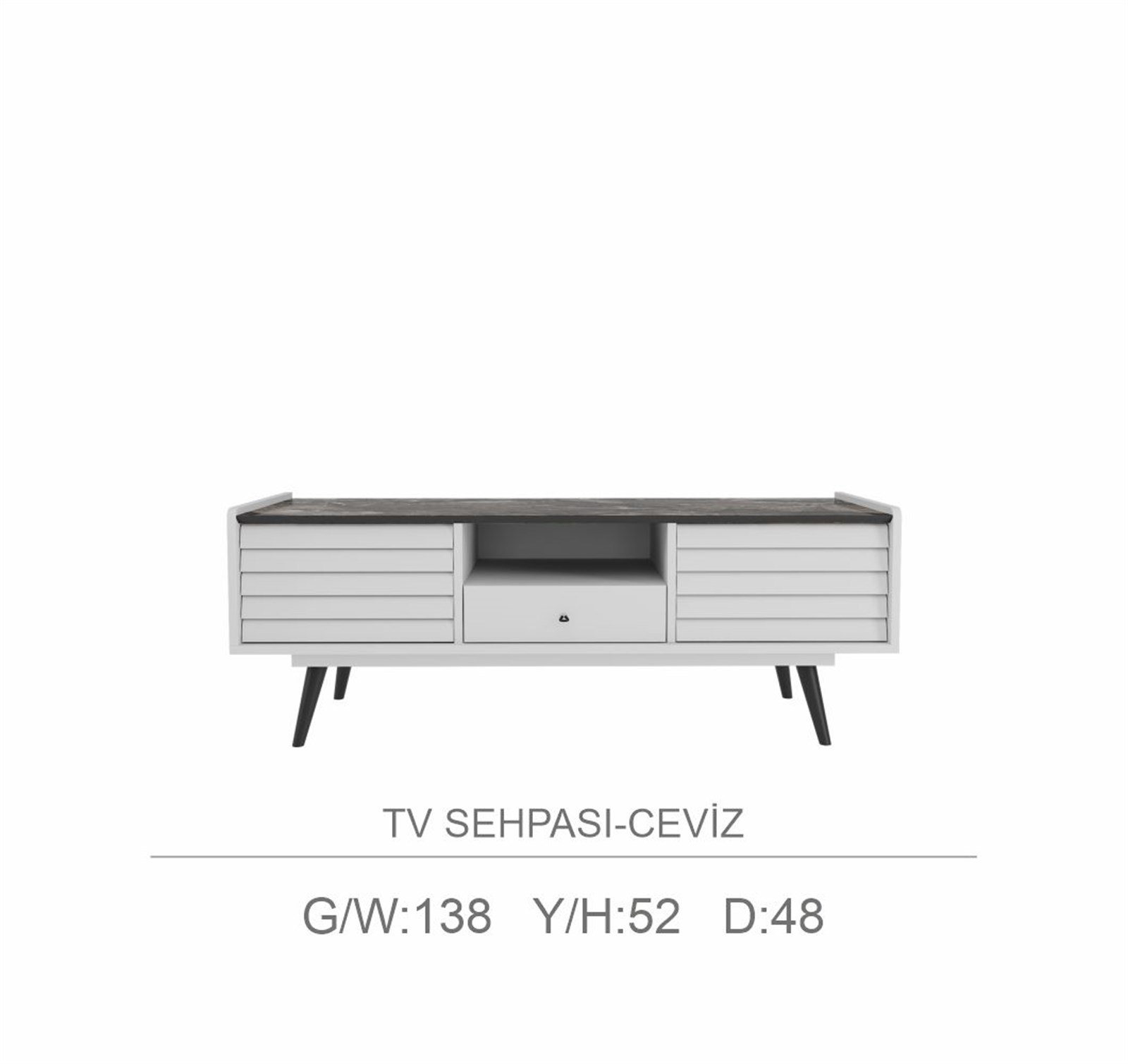 tv üniteleriSETAŞSETAŞCorsa Beyaz Tv Ünitesi
