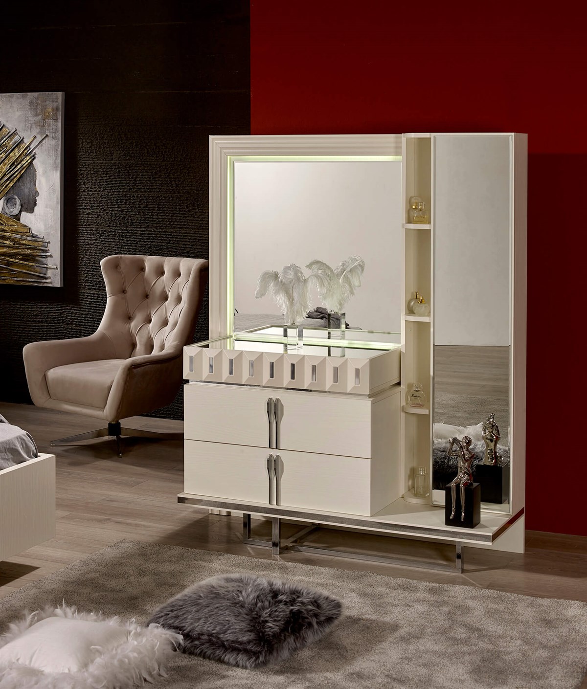 Modern Yatak Odası TakımlarıLUCENTELUCENTEEnboss Yatak Odası Takımı