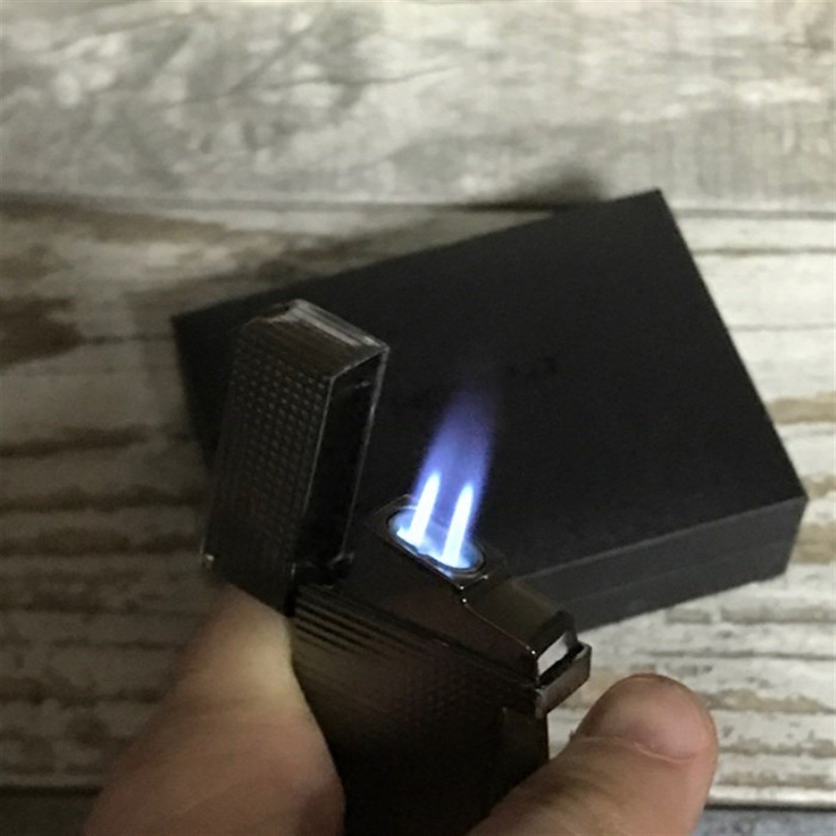 2'li Pürmüz Alevli Honest Marka Metal Füme Puro Çakmağı BCZ308