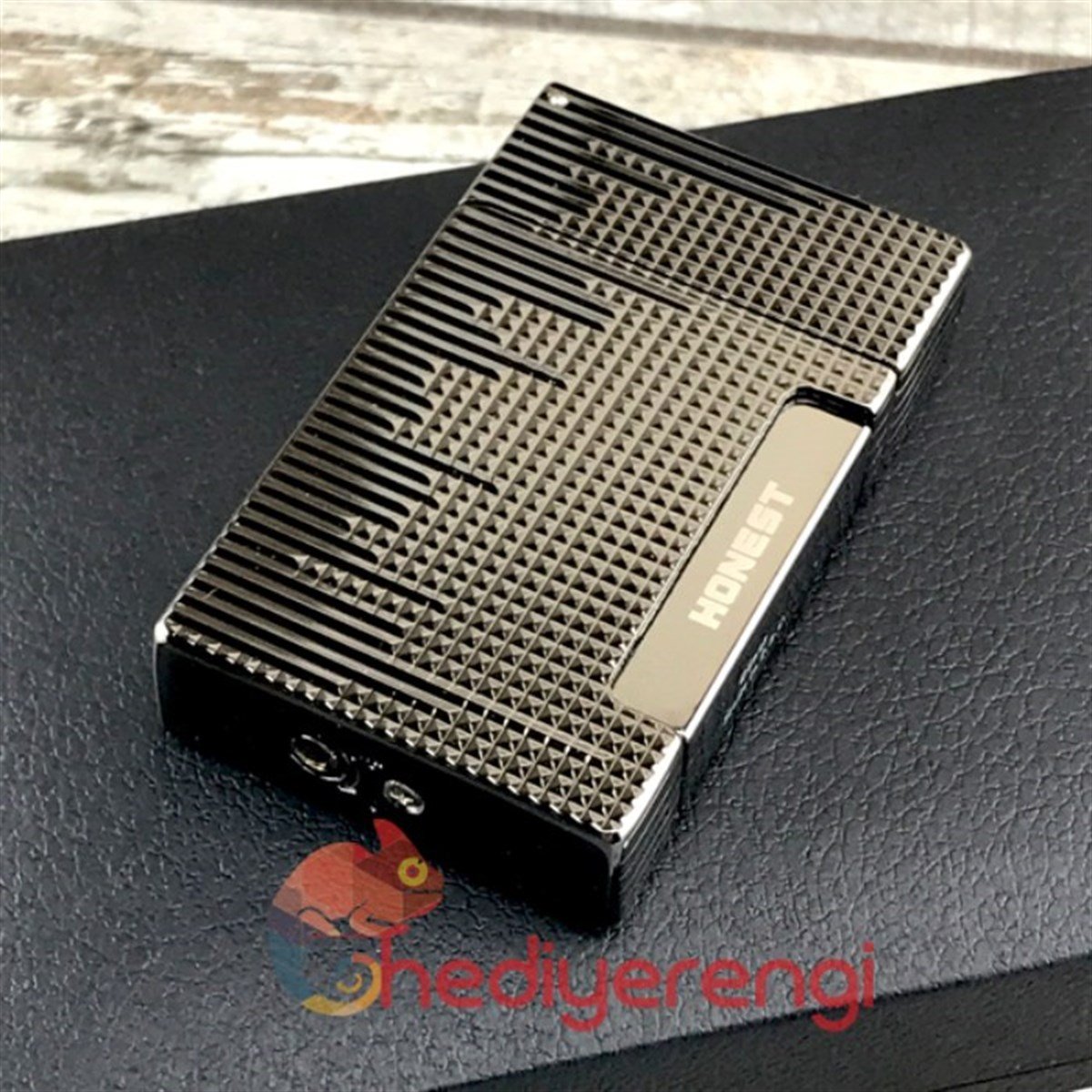 2'li Pürmüz Alevli Honest Marka Metal Füme Puro Çakmağı BCZ308