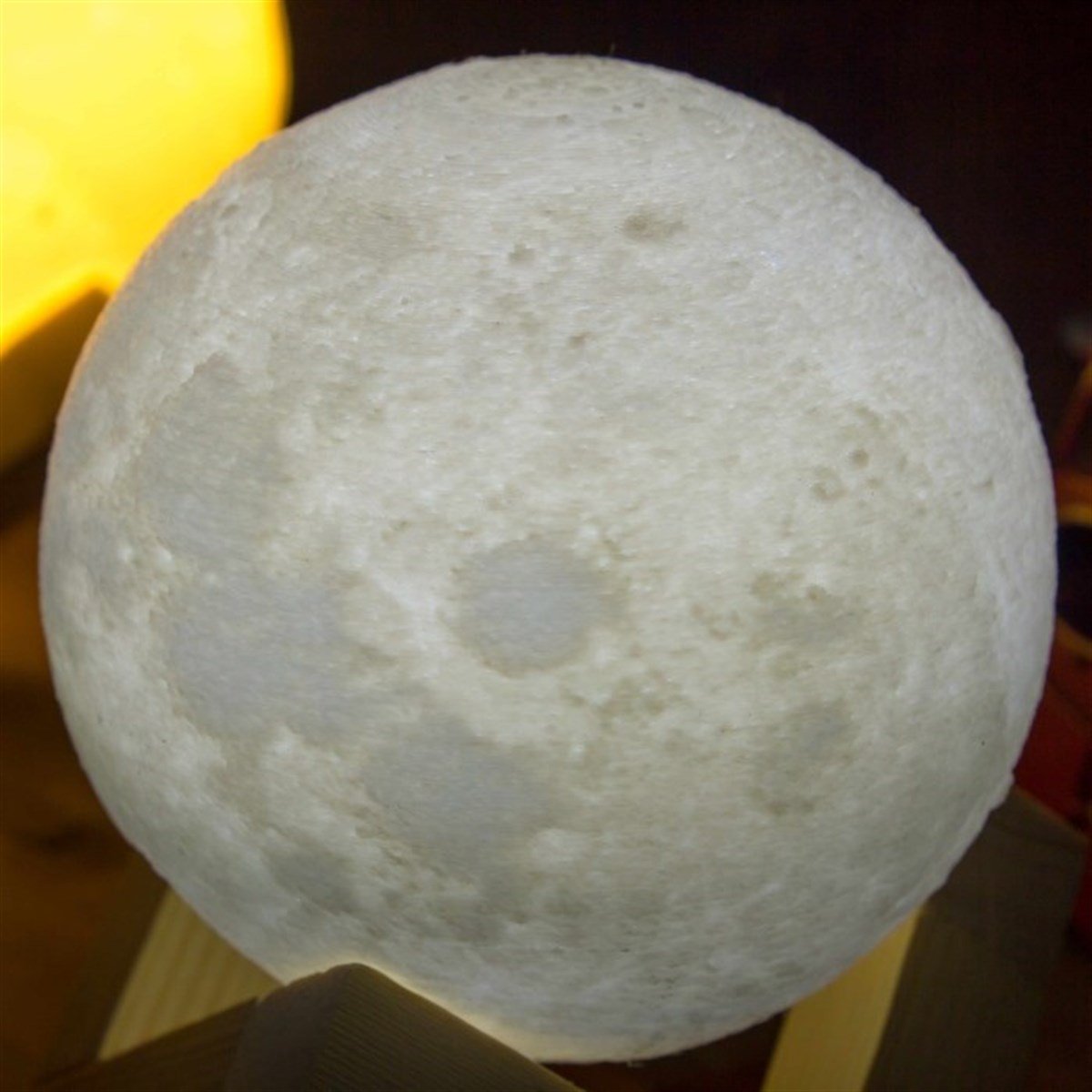 3 Boyutlu Tasarımlı Ay Gece Lambası 3d Moon Light Büyük Boy