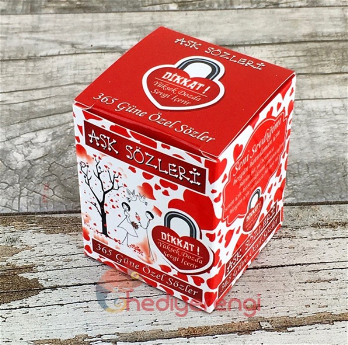 365 Güne Özel Kalpli Aşk Kartları  