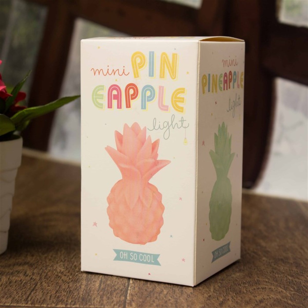 Ananas Tasarımlı Ledli Gece Lambası